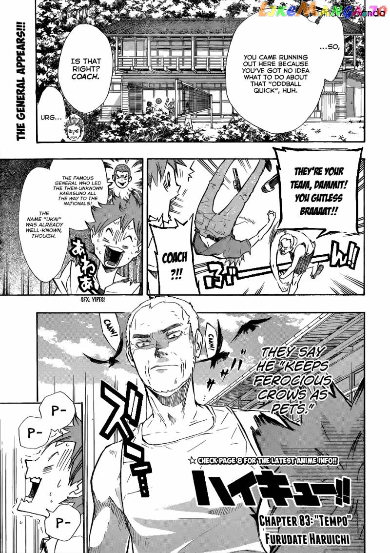 Haikyuu!!, Chapter 83 image 02